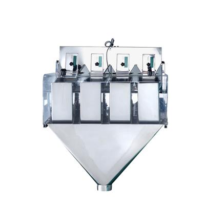 China Food Mutilhead Automatic 3L Mutilhead 4 Head Food Salt Rice Soybean Linear Weigher For Packing Machine for sale