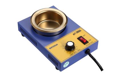 China Titanium Coating Round Lead Free Solder Pot 250W For Dip Soldering for sale