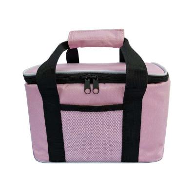 China Food Wine Lunch Picnic Drinks wholesalepink High Quality Disposable Delivery Bags Lunch Bag Thermal Insulated Cooler Packaging for sale