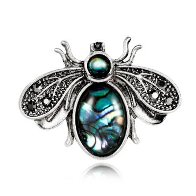 China Shell Plantas Women Dragonfly Brooches Brooch Muslim Large Multicolor Fashion Luxury Custom Made Vintage Designer for sale