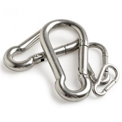 China LED light fixture wholesales factory price stainless steel snap hook snap carabiner for sale