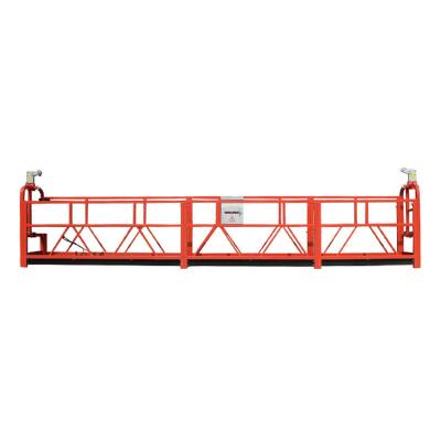 China Facade cleaning construction traditional zlp800 suspended platform galvanized alloy CE zlp800 rope suspended cradle gondola platform for sale