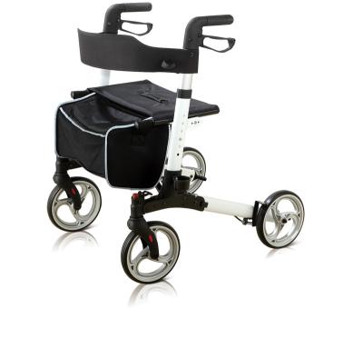 China 136kg medical training walker rehab walekr rollator aluminum lightweight folding HCT-9226 for sale