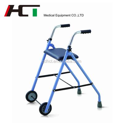 China Online Buying 136kg Transport Two Wheel Rollator Manufacturers Children Aluminum Orthopedic Healthcare Walker China for sale