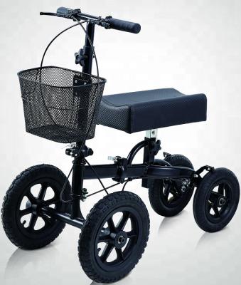 China 136kg 4 Wheel All Terrain Knee Scooter Walker For Outdoor Use for sale