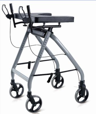 China 136kg training medical rehabilitation bariatric aluminum frame walker walking rollator HCT-9210AH for sale