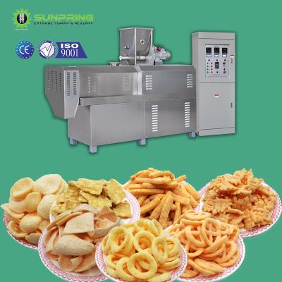 China food & Beverage factory hot sale production corn crispy snacks puffed snacks making machine for sale