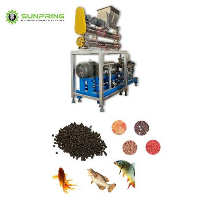 China Farms CE Certificate Floating Fish Feed Processing Machine Floating Fish For Feeding Fish Feed Line Food for sale