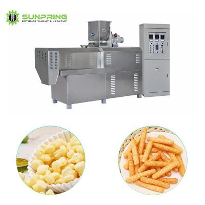 China food & Beverage Factory CE ISO Approved Corn Chips Machine Corn Puff Snacks Machine Roasted Oatmeal Making Machine for sale