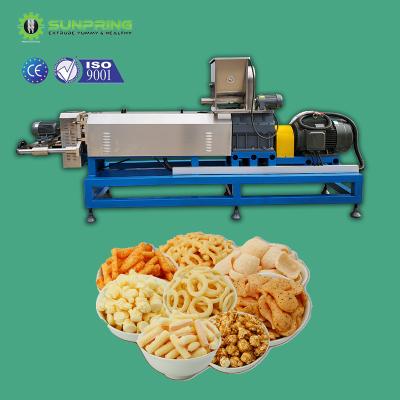 China food & Beverage Plant SUNPRING Corn Food Making Machine Popcorn Machine Puffed Corn Snacks Machine for sale