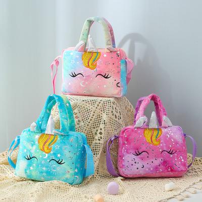 China New Design High Quality Plush Shoulder Bag Children's Cute Handbag Lovely Gift Messenger Bag For Girls for sale