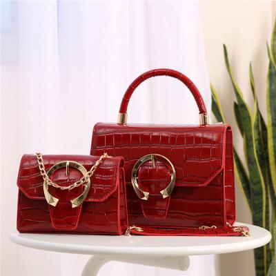 China 2020 New Arrival High Quality Luxury Women Bags Handbag 2pcs Set for sale