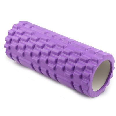 China Home Exercise Yoga Column Fitness Foam Yoga Pilates Roller Blocks Form Gym Massage Grid Point Therapy Exercise 33cm Physio- for sale