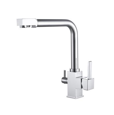 China Thermostatic Faucets Wholesale Faucet Three Ways Pull Down Mixer Kitchen Faucet Filter Faucet NSF Lever for sale