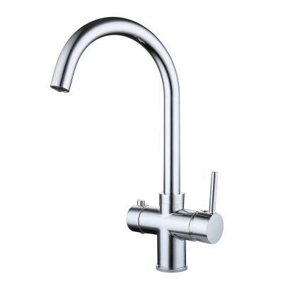 China Modern Kitchen Faucet Instant Boiling Water Heater 3 Way Kitchen Faucet 3 Way Faucet for sale