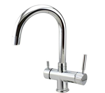 China DOGO Faucets RO Water Faucet Filter Water Faucet Thermostatic Hot Cold Dual Handle 4 Way Kitchen Faucet for sale