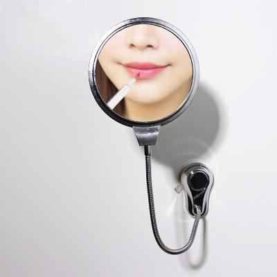 China Wall Mounted Magnifying Suction Cup Makeup Mirror 360 Degree Rotation Lighted Bathroom Mirror Cosmetic Mirror With Lights for sale