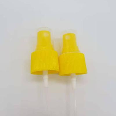 China 24/410 factory sale non refillable yellow fine mist jet pump for sale