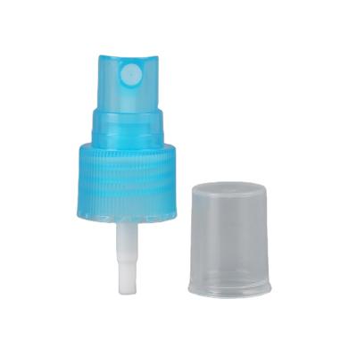 China Non Spill Factory Sale Blue Mist Sprayer Bottle 20/410 Custom Fine Spray With Tube For Plastic Bottle for sale