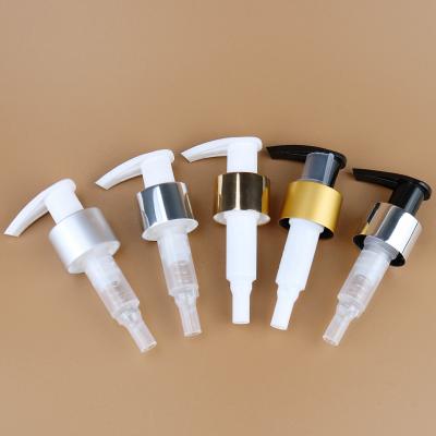 China Plastic Aluminum UV Gold Non Spill Down Dispenser Liquid Lotion Pump For Soap for sale