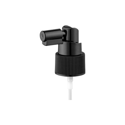 China Yuyao non refillable 20mm 24mm nozzle long spray mist pp screw medical oral sprayer pump for bottle for sale