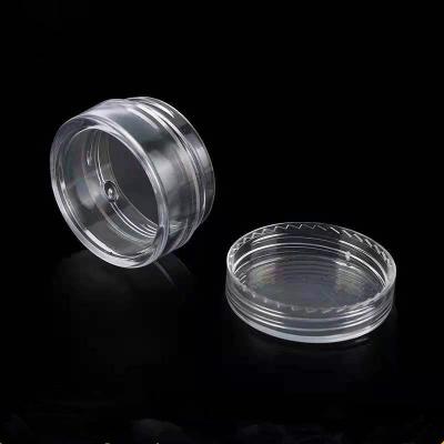 China Customized Empty China Color Cosmetic And Label PS 5g Face Cream Jars for sale