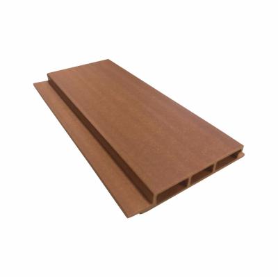 China Natural timber look & Interior Wall Cladding Wood Feel WPC Panel Interior Decoration Wall Cladding for sale