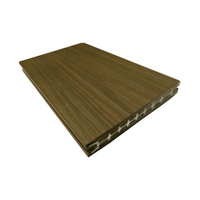 China Weather proof 3D formula embossed exterior wpc decking outside decking for no fading low maintenance exterior flooring decking for sale