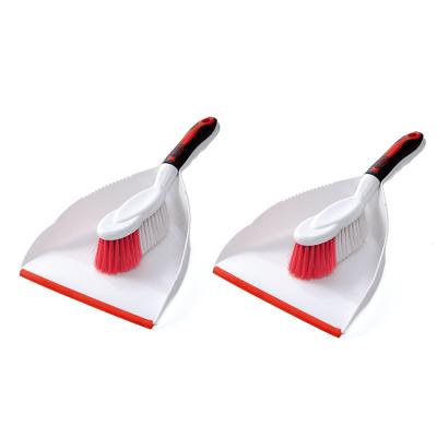 China Home Stable Quality Small Broom And Dustpan Multicolor Broom And Dustpan Cleaning Set for sale