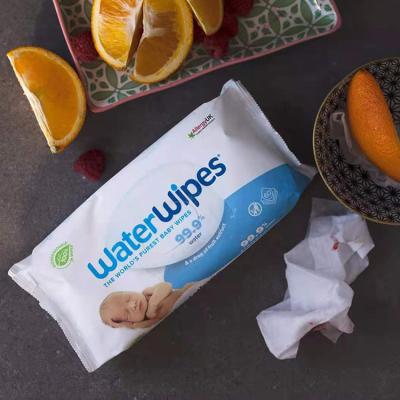 China Customized Eco - Friendly Biodegradable Organic Water Delicate Plant Based Baby Wipes for sale