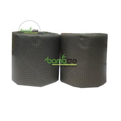 China OEM Eco-friendly Soft Comfortable Bamboo Toilet Paper Wrap Bathroom Toilet Tissue Paper Self Wrap for sale