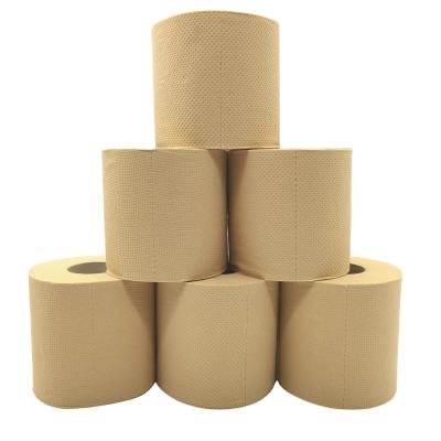 China Wash Room /Bathroom/Household 3 Layer Pure Bamboo Bathroom Tissue Toilet Paper Pulp Toilet Paper Roll for sale