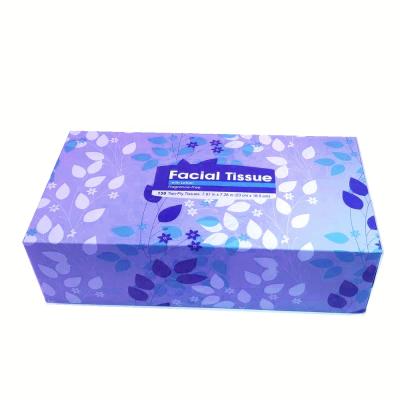 China Soft Comfortable Bamboo Facial Tissue Paper OEM Box Custom Printed Facial Tissue for sale