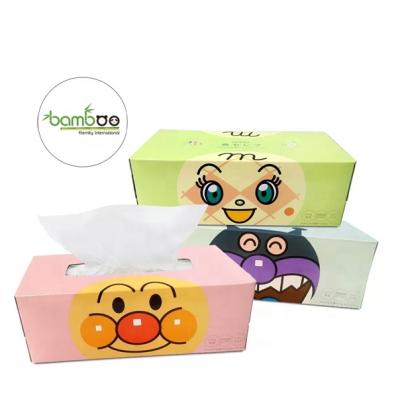 China Organic Bamboo Facial Cloth 2ply Facial Cloth /Household /Kitchen Room Office /Washing Towel Box Facial Tissue for sale