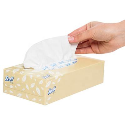 China Office /Washing Room OEM Facial Skin Tissue Paper Ultra Soft Facial Tissue /Household /Kitchen Tissue Cube Boxes Tissue for sale