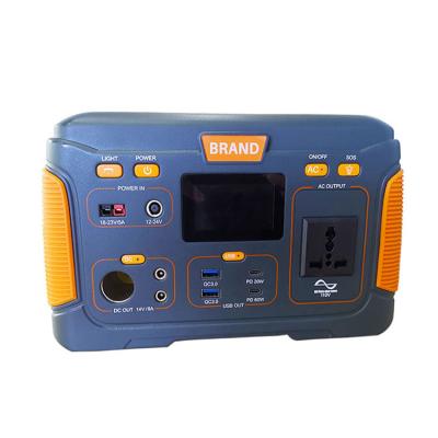 China Type C 500w Emergency Power Supply Portable Solar Generator Portable Power Station for sale