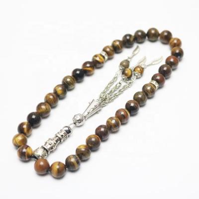 China 2020 Newly Design Jewelry Religious Beads Tiger Eye Islamic Prayer Bead Tiger Eye China Bracelet for sale