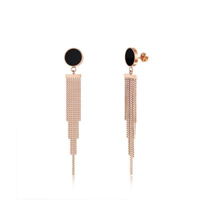 China FASHIONABLE Designers Earrings Women Gold Plated Tassel Earring Engaged Earrings for sale