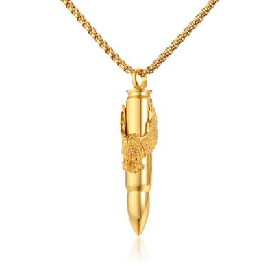 China Custom Hip Hop Ash Bullet Fashion Necklace Cremation Sublimation Urn Necklaces Casual/Sporty Pendant for Ashes for sale