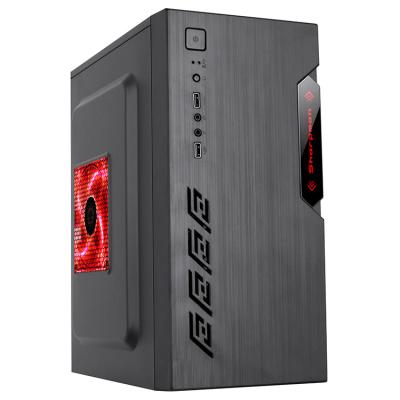 China With Fan Luxury Desktop Computer Casing Micro Atx Motherboard Gaming Computer PC Case for sale