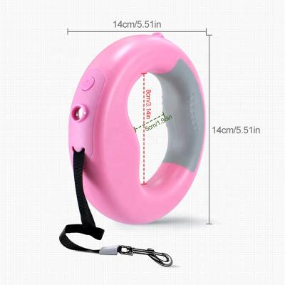 China Lights In Stock Pet Wholesale New Products Adjustable Dog Leash Training 3m Led Dog Leash With Led Flashlight Te koop