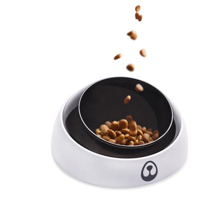 China Stored Design Pet Bowls for Cats and Dogs Pet Food Adjustable Pet Bowl Stainless Steel Size Bowl en venta