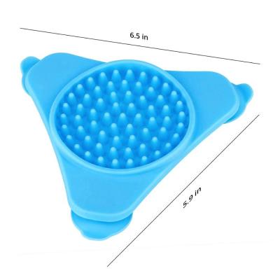 China Amazon Sustainable Success Bathing Products Distraction Device Pet Mat Dog Grooming Feeding Tools Dog Lick Lick Pad For Easy Seal en venta