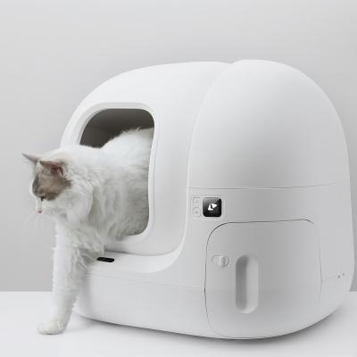 中国 PETKIT Stocked PURA X Cat Toilet Mobile App Control Intelligent Self-cleaning Smart Cat Litter Box Automatic 販売のため