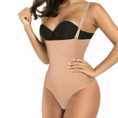 China 2022 Antibacterial Wholesale Seamless Waist Slimming Body Shaper Tummy Control Fajas Thong Colombian Shapewear Panties for sale