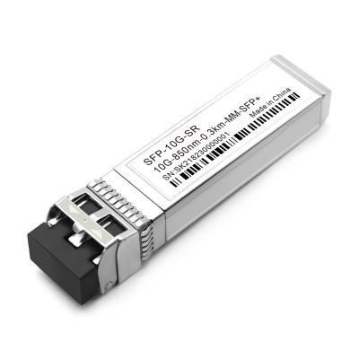 China FTTX 10G SFP SR 300m 850nm LC Connector Transceiver Module OEM Manufacturer 10G SFP Optical Module for sale