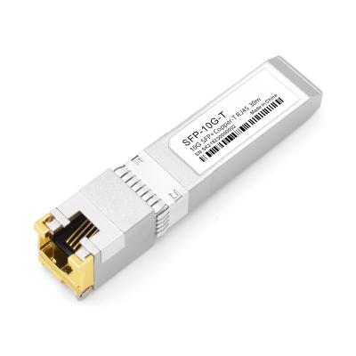 China FTTX SFP 10G 30m Copper RJ45 Connector Transceiver Module OEM Manufacturer BIDI SFP Optical Module for sale