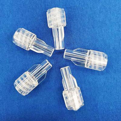 China Medical Analysis Polycarbonate PC Tubing Barb Male Luer Lock Adapter Connector for sale