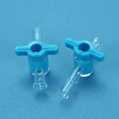 China Clinic Hospital Product Disposable Medical Plastic Faucet Two Way Faucet for sale