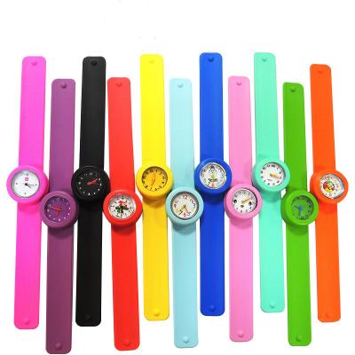 China Kids Children Silica Gel Tapping Ring Watch Sports Quartz Watch Pointer Dial Display for sale